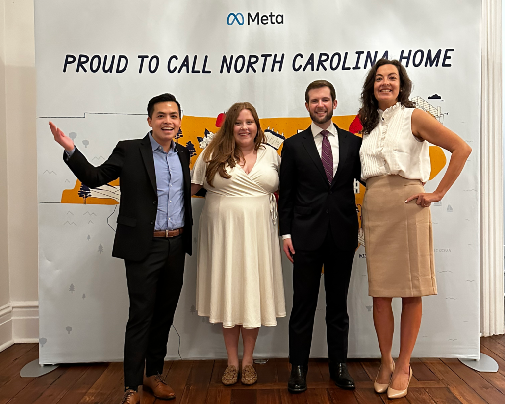 Meta's exhibit at NC Chamber Government Affairs event